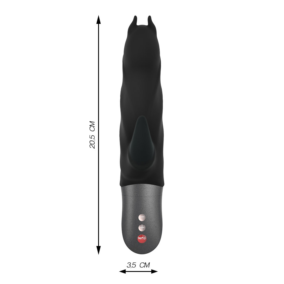 Vibrador em Silicone Soft Touch com Estimulador de Clitóris e 6 Modos de Vibração, a Prova D'Água - Fun Factory Darling Devil | 20,5 x 3,5 cm | 2 Cores - 5