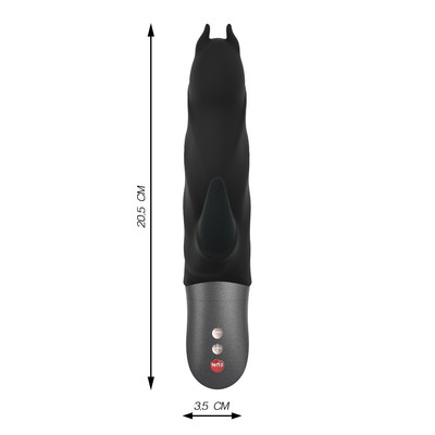 Foto 5 do produto Vibrador em Silicone Soft Touch com Estimulador de Clitóris e 6 Modos de Vibração, a Prova D'Água - Fun Factory Darling Devil | 20,5 x 3,5 cm | 2 Cores