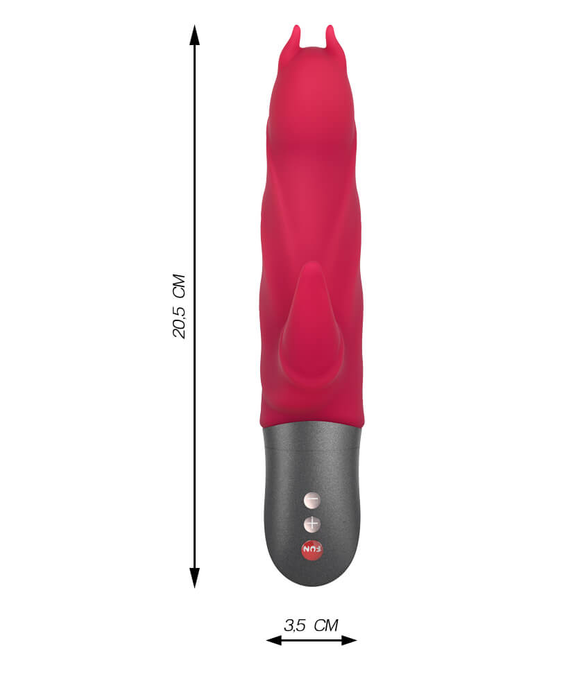 Vibrador em Silicone Soft Touch com Estimulador de Clitóris e 6 Modos de Vibração, a Prova D'Água - Fun Factory Darling Devil | 20,5 x 3,5 cm | 2 Cores - 3