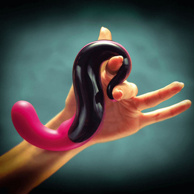Foto 4 do produto Fun Factory Delight - Vibrador Estimulador de Ponto G em Silicone Recarregável com 8 Intensidades de Vibração - 15,2 x 3,2 cm | Cor: Roxo com Detalhe Preto