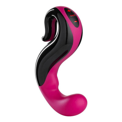 Foto 3 do produto Fun Factory Delight - Vibrador Estimulador de Ponto G em Silicone Recarregável com 8 Intensidades de Vibração - 15,2 x 3,2 cm | Cor: Roxo com Detalhe Preto