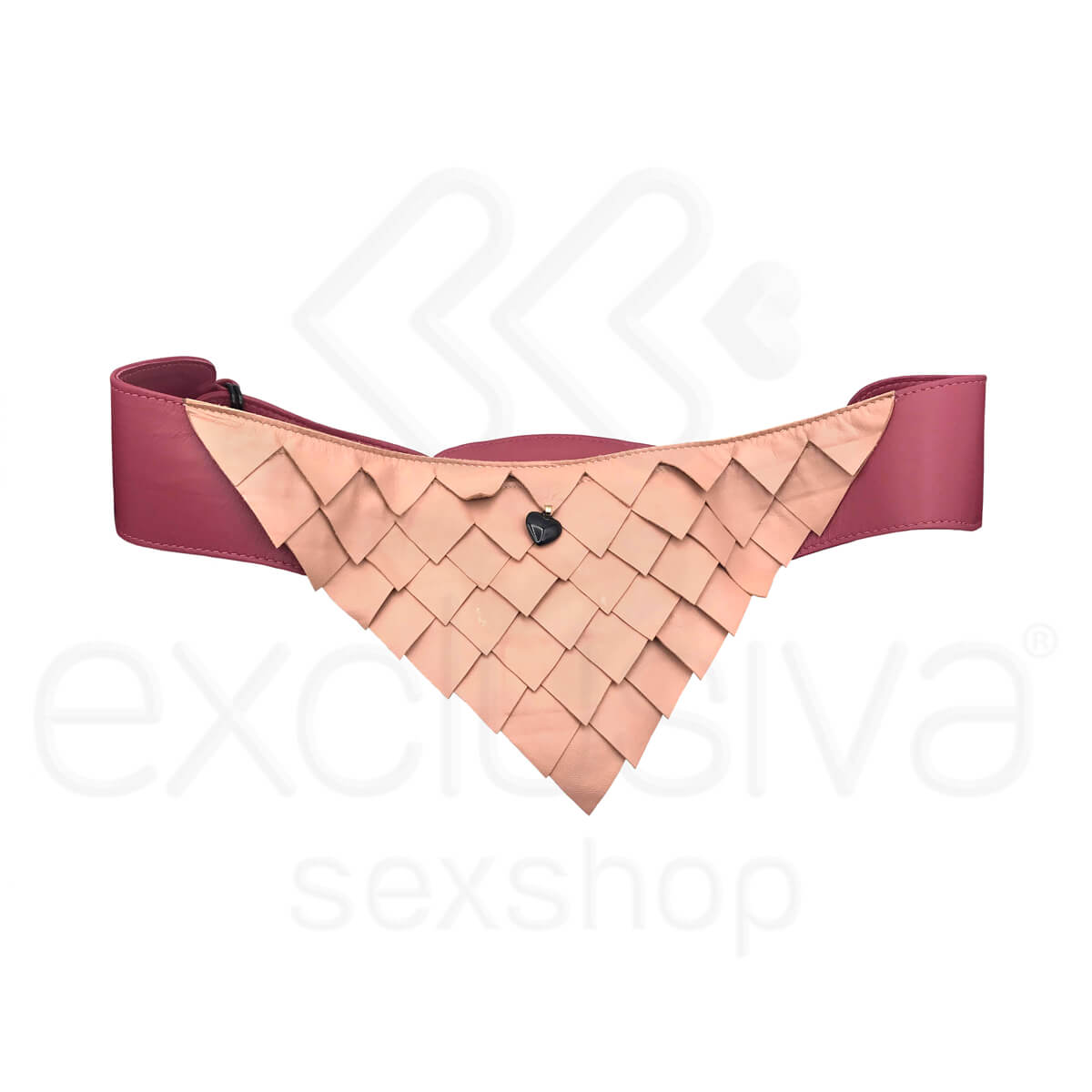 Fun Factory - Cinta Strap-on Toii Detalhe Escamado | Cor: Pink - 3