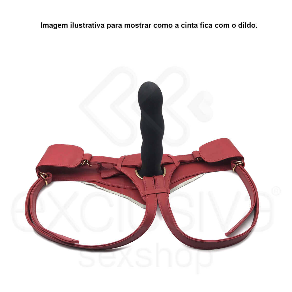 Fun Factory - Cinta Strap-on Toii Detalhe Escamado | Cor: Pink - 7