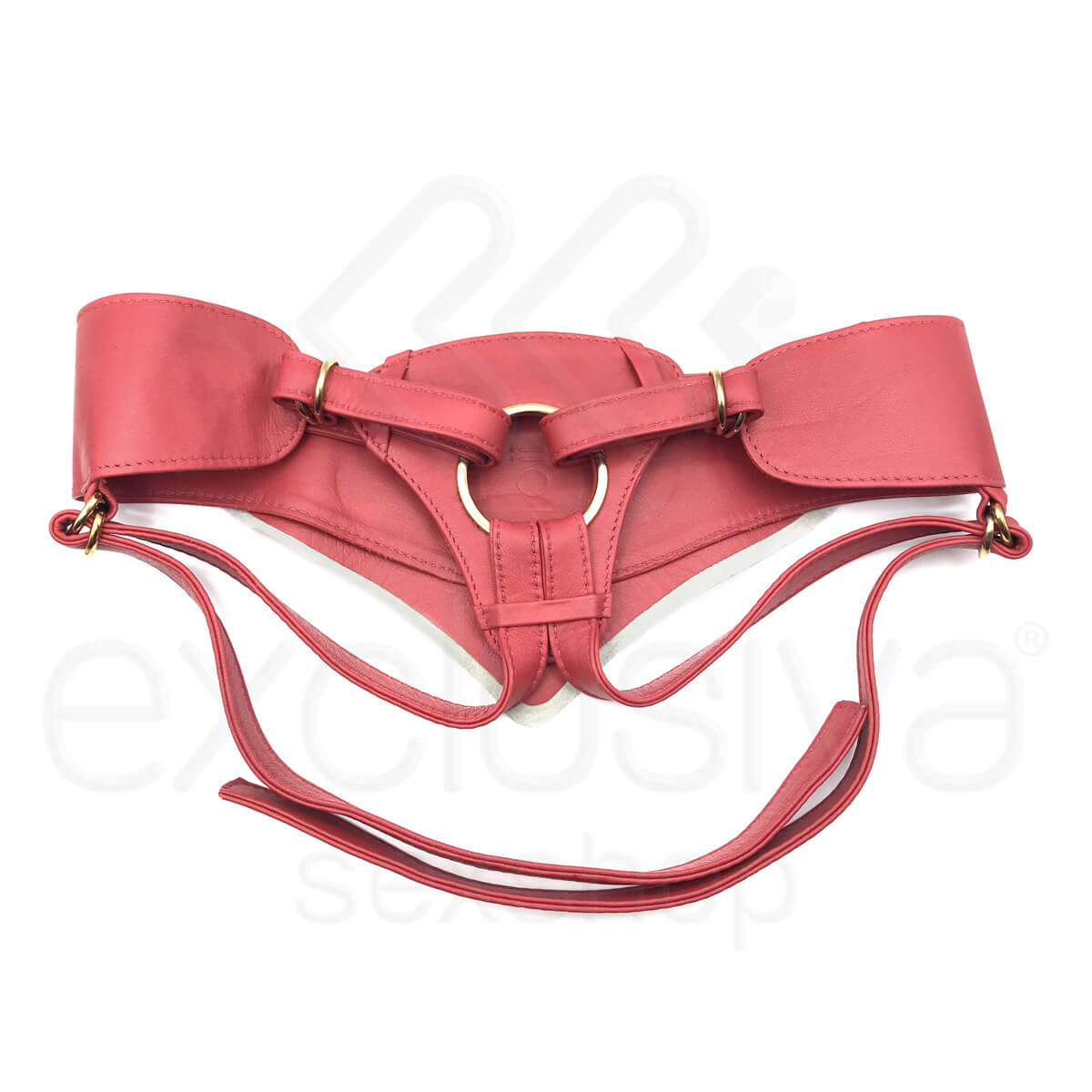 Fun Factory - Cinta Strap-on Toii Detalhe Coração | Cor: Vermelho - 7