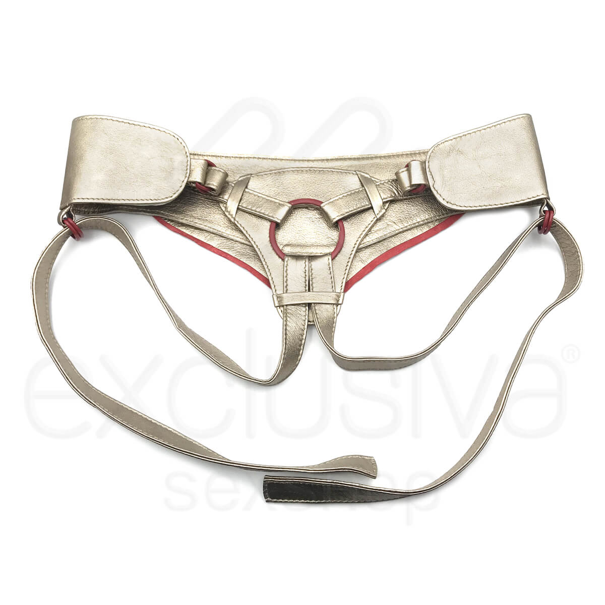 Fun Factory - Cinta Strap-on Toii Detalhe Coração | Cor: Dourado - 7