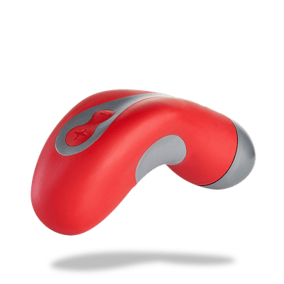 Foto 4 do produto Fun Factory LayaSpot - Massageador em Silicone com Vibração Multivelocidade - 10,5 x 4 CM | Cor: Vermelho