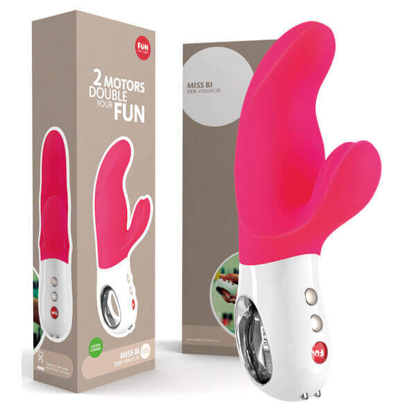 Vibrador Rabbit Recarregável em Silicone com 6 Modos de Vibração e Função de Trava - Fun Factory Miss Bi | 7,8 x 4 cm | Disponível em 4 Cores - 8
