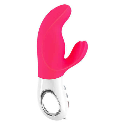 Foto 17 do produto Vibrador Rabbit Recarregável em Silicone com 6 Modos de Vibração e Função de Trava - Fun Factory Miss Bi | 7,8 x 4 cm | Disponível em 4 Cores