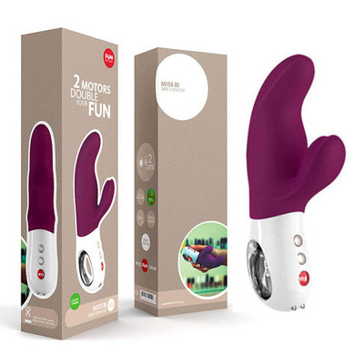 Foto 2 do produto Vibrador Rabbit Recarregável em Silicone com 6 Modos de Vibração e Função de Trava - Fun Factory Miss Bi | 7,8 x 4 cm | Disponível em 4 Cores