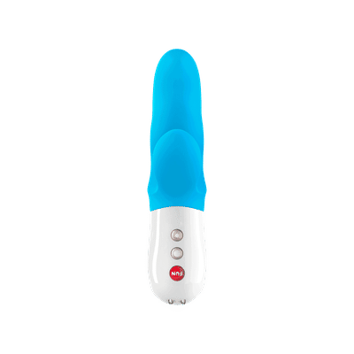 Foto 8 do produto Vibrador Rabbit Recarregável em Silicone com 6 Modos de Vibração e Função de Trava - Fun Factory Miss Bi | 7,8 x 4 cm | Disponível em 4 Cores