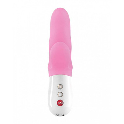 Foto 12 do produto Vibrador Rabbit Recarregável em Silicone com 6 Modos de Vibração e Função de Trava - Fun Factory Miss Bi | 7,8 x 4 cm | Disponível em 4 Cores