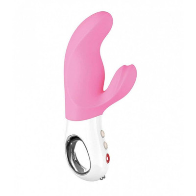 Foto 13 do produto Vibrador Rabbit Recarregável em Silicone com 6 Modos de Vibração e Função de Trava - Fun Factory Miss Bi | 7,8 x 4 cm | Disponível em 4 Cores