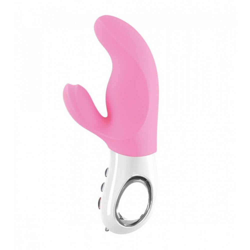Vibrador Rabbit Recarregável em Silicone com 6 Modos de Vibração e Função de Trava - Fun Factory Miss Bi | 7,8 x 4 cm | Disponível em 4 Cores - 6