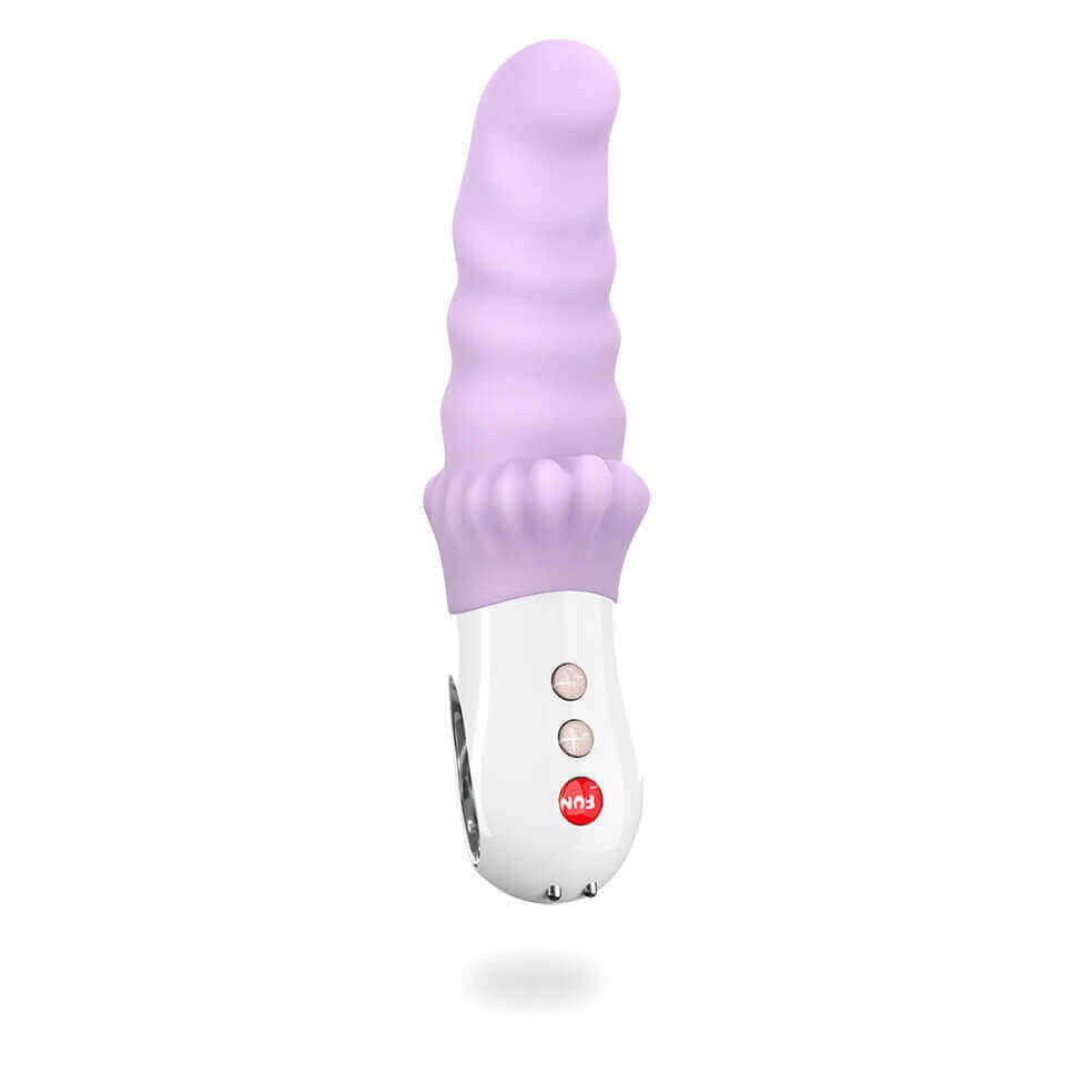 Fun Factory Moody Vibrator - Vibrador Estimulador de Ponto G ou Próstata Flexível, Recarregável em Silicone Vegano e 6 Modos de Vibração - 19 x 4 cm | Cor: Violeta - 5