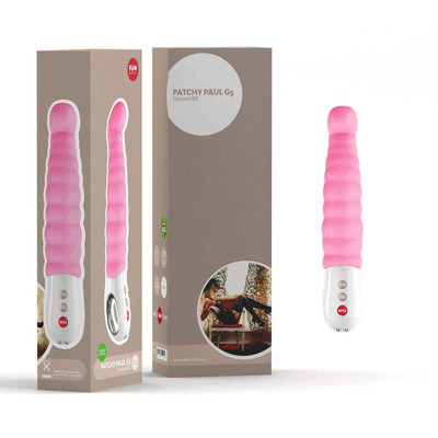 Foto 1 do produto Fun Factory Patchy Paul - Massageador Recarregável em Silicone com 6 Modos de Vibração à Prova D'água - 22,5 x 4,5 CM | Cor: Rosa