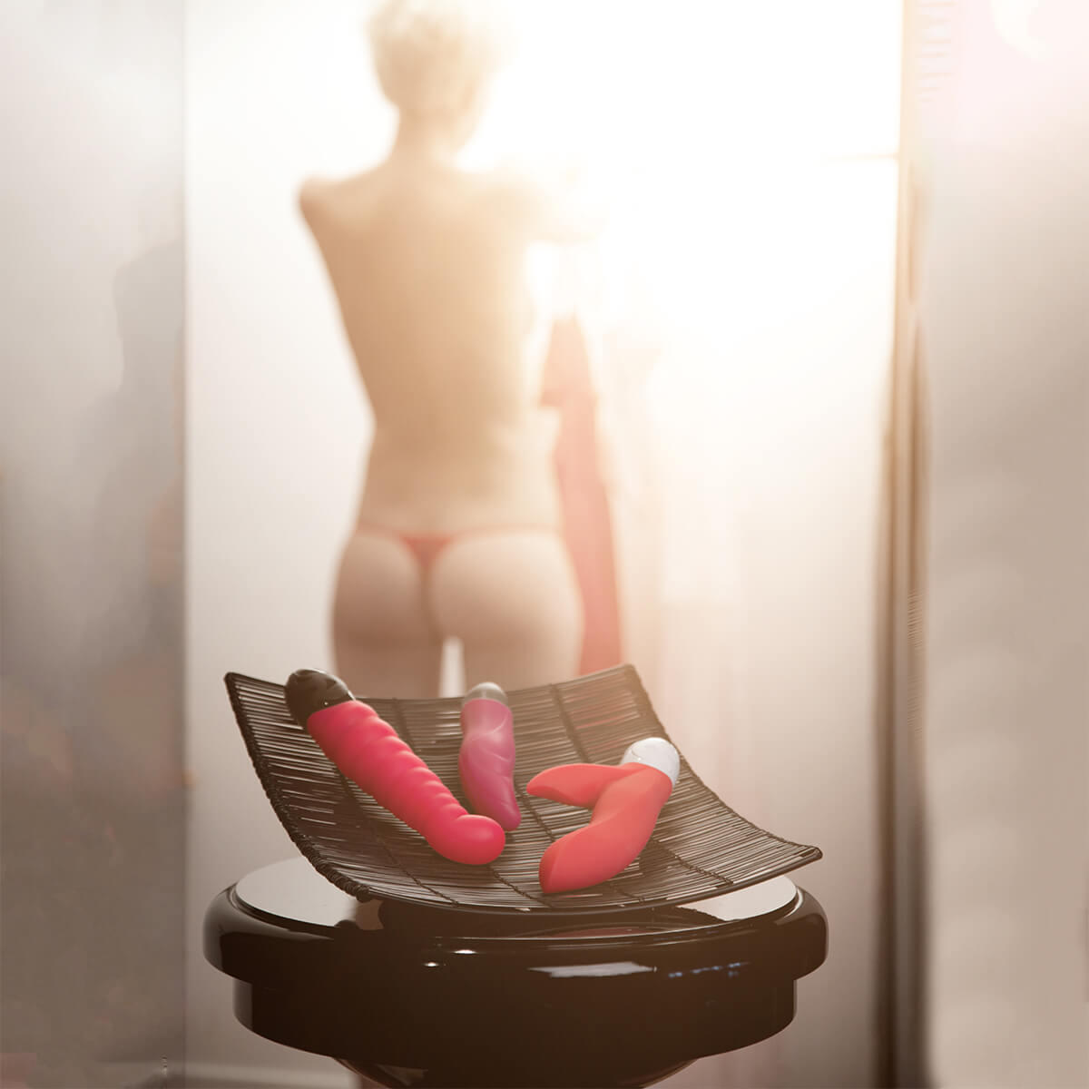 Fun Factory Patchy Paul - Massageador Recarregável em Silicone com 6 Modos de Vibração à Prova D'água - 22,5 x 4,5 CM | Cor: Rosa - 5