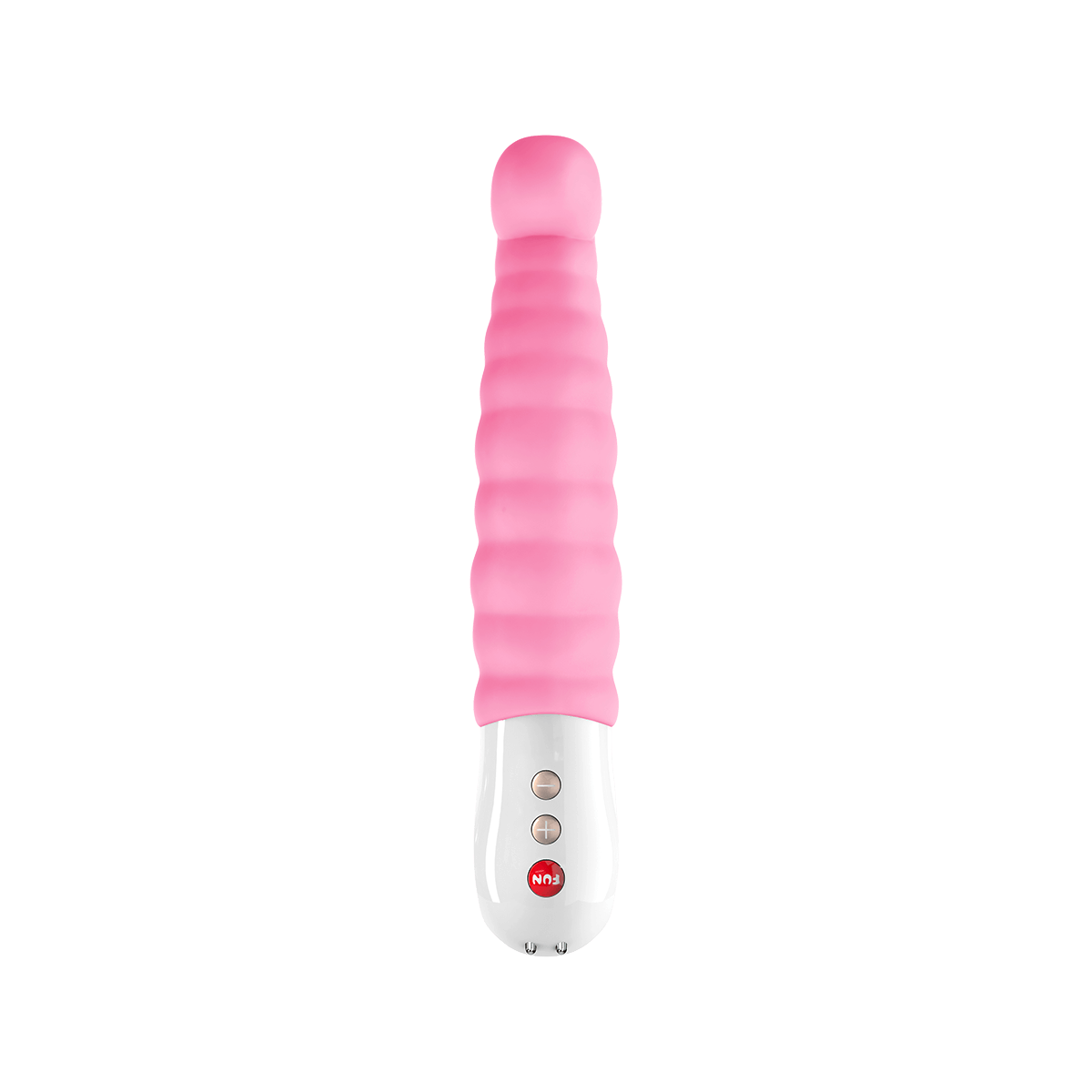Fun Factory Patchy Paul - Massageador Recarregável em Silicone com 6 Modos de Vibração à Prova D'água - 22,5 x 4,5 CM | Cor: Rosa - 3