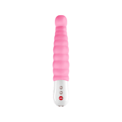 Foto 3 do produto Fun Factory Patchy Paul - Massageador Recarregável em Silicone com 6 Modos de Vibração à Prova D'água - 22,5 x 4,5 CM | Cor: Rosa