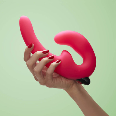 Foto 7 do produto Vibrador Estimulador de Ponto G e Clítoris Recarregável com 5 Modos de Vibração - Fun Factory Sharevibe - 12,8 x 3,5 cm | Cor: Pink