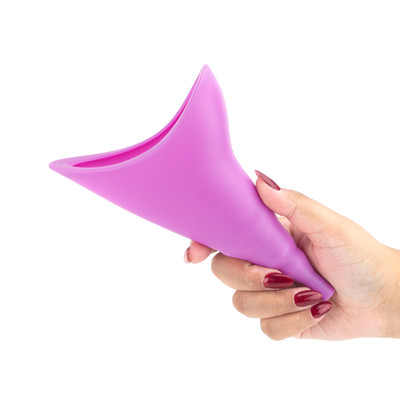 Funil Urinário Feminino Reutilizável em Silicone - Sexy Import | 20,5 x 12,5 cm | Disponível em 2 Cores