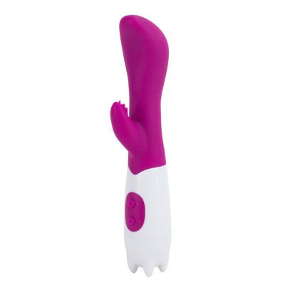 Foto 5 do produto Vibrador Ponto G com Estimulador Clitoriano Recarregável e 10 Modos de Vibração - G-Spot | 6,7 x 3,1 cm | Disponível em 2 Cores