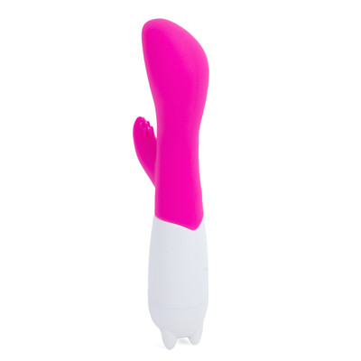 Foto 4 do produto Vibrador Ponto G com Estimulador Clitoriano Recarregável e 10 Modos de Vibração - G-Spot | 6,7 x 3,1 cm | Disponível em 2 Cores