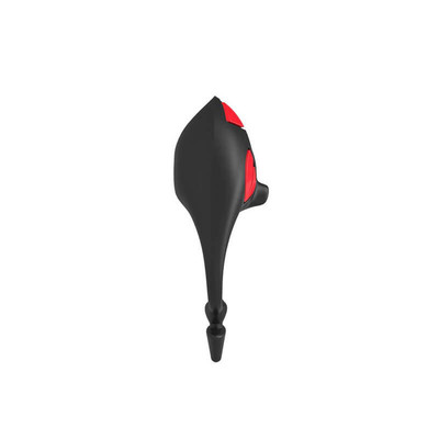 Foto 2 do produto Gagu Tiny Demon Cock Ring - Anel Peniano em Silicone Cirúrgico com Bullet e Vibração Única - 7,5 x 4,5 cm | Cor: Preto