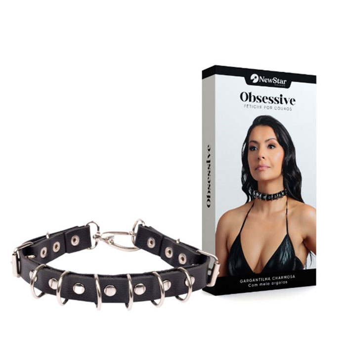 Gargantilha Charmosa em Couro | New Star Couros - 3