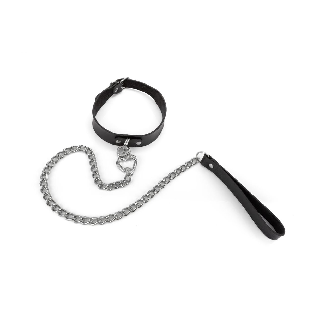 Gargantilha Coração em Couro Montana com Guia - New Star Couro | Tamanho Único - 2