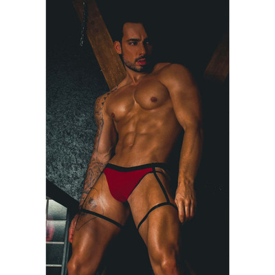Foto 8 do produto Cueca Masculina Duque Simon com Cinta Liga e Persex - Garota Veneno | Disponível em 3 Cores e 4 Tamanhos