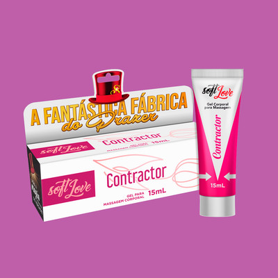 Gel Adstringente Feminino com Efeito de Contração Vaginal - Soft Love Contractor | 15 ml