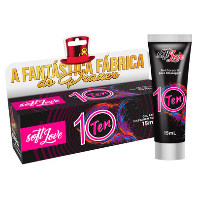 Foto 1 do produto Gel Anestésico 10 em 1 para Uso Anal - Soft Love Ten 10 | 15ml