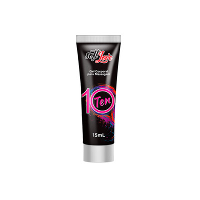 Gel Anestésico 10 em 1 para Uso Anal - Soft Love Ten 10 | 15ml
