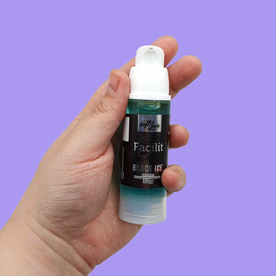 Gel Anestésico Anal com Ácido Hialurônico e Efeito Refrescante - Soft Love Facilit Black Ice | 30g