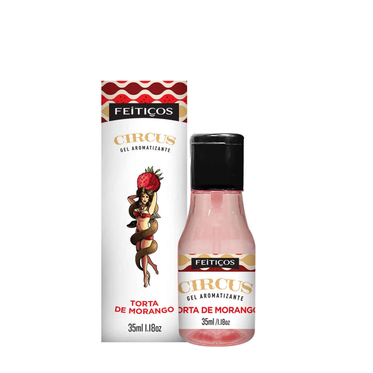 Gel Aromatizante Beijável - Feitiços Circus | 35 ml | Disponível em 6 Sabores - 5