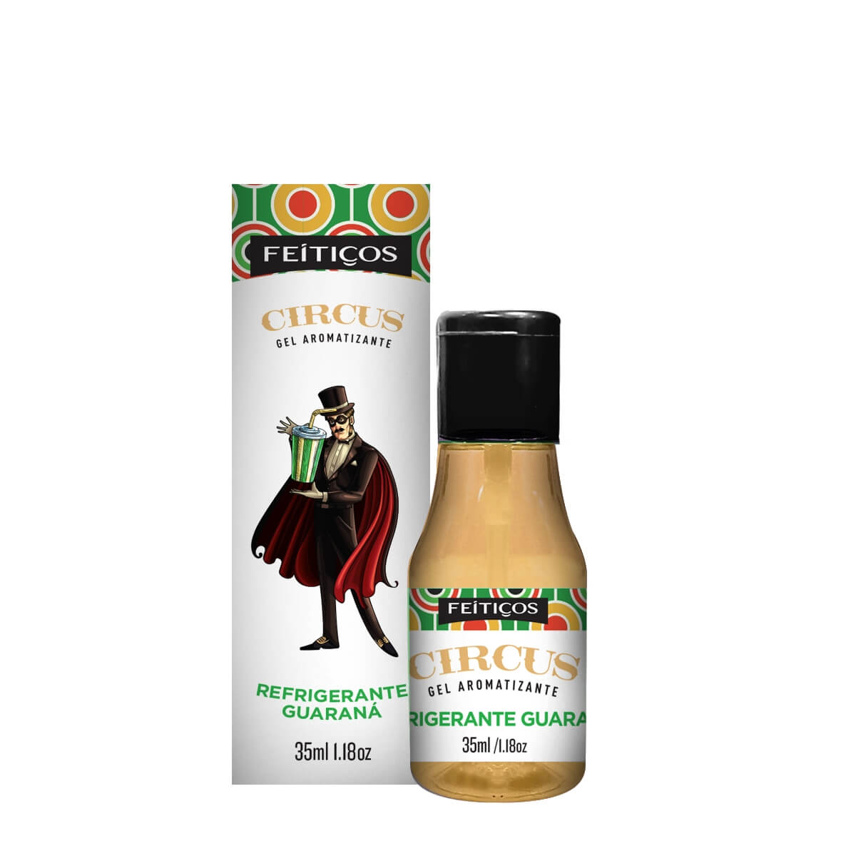 Gel Aromatizante Beijável - Feitiços Circus | 35 ml | Disponível em 6 Sabores - 7