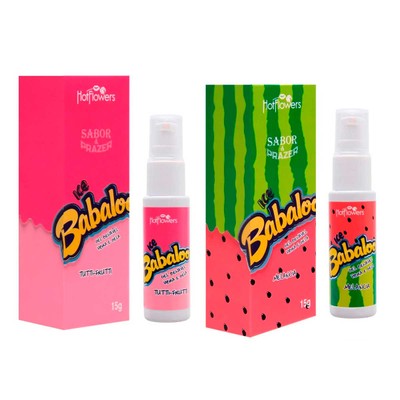Foto 2 do produto Gel Beijável à Base d'Água com Efeito de Vibração e Refrescância - Hot Flowers Ice Babaloo | 15 g | Disponível em 2 Sabores