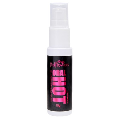 Gel Beijável com Efeito de Aquecimento no Sabor de Tutti-Frutti - Hot Flowers Oral Hot| 15g