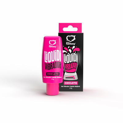 Gel Beijável com Efeito Vibrante - Sexy Fantasy Liquidi Vibrador | 15g | Disponível em 3 Sabores