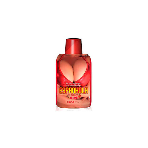 Gel Beijável Hidratante para Massagem Sensual dos Seios - Sexy Hot Espanhola - 38 ml | Disponível em 3 Aromas - 4