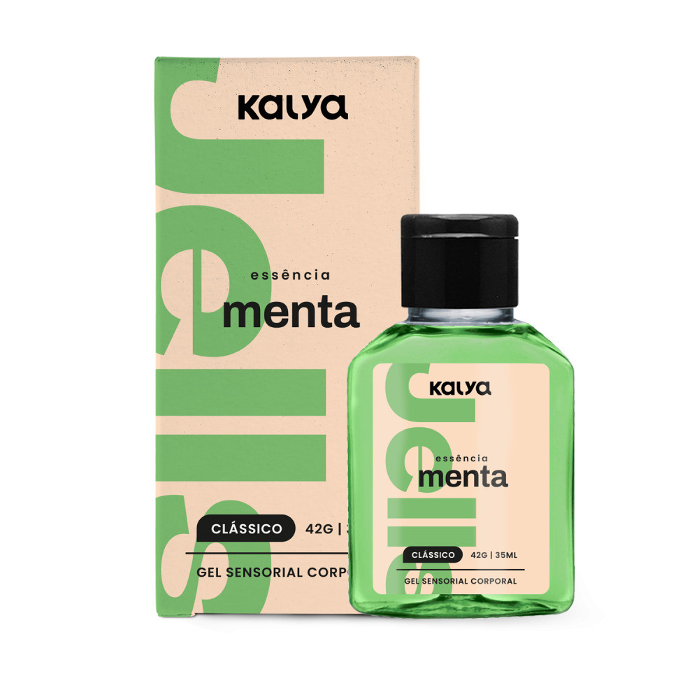 Gel Beijável para Massagem Corporal com Efeito Esquenta - Kalya Jells - 35ml | Disponível em 13 Sabores - 5