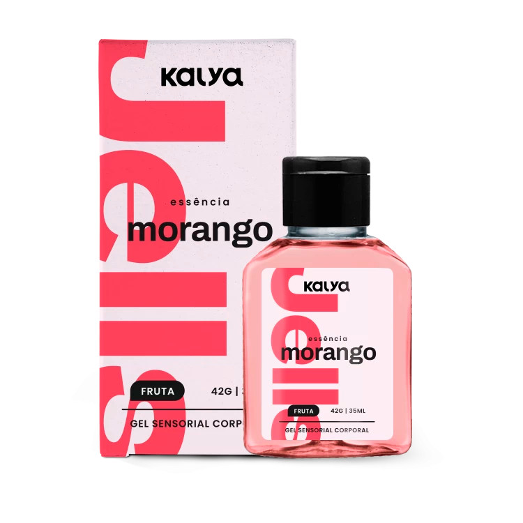 Gel Beijável para Massagem Corporal com Efeito Esquenta - Kalya Jells - 35ml | Disponível em 13 Sabores - 16