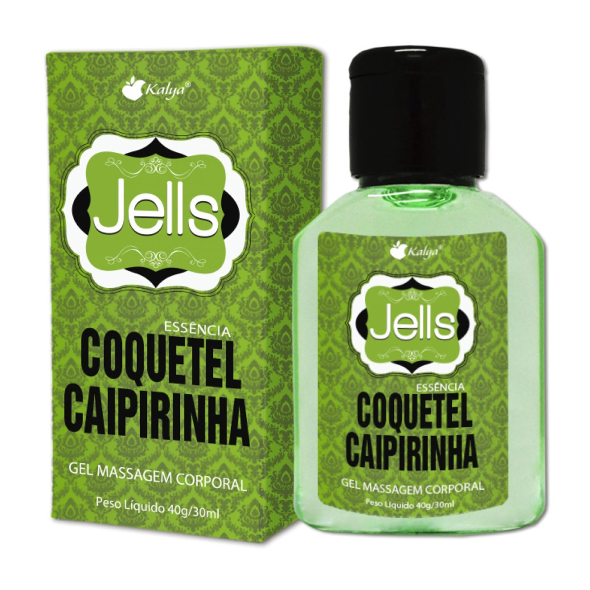 Gel Beijável para Massagem Corporal com Efeito Esquenta - Kalya Jells - 35ml | Disponível em 13 Sabores - 12
