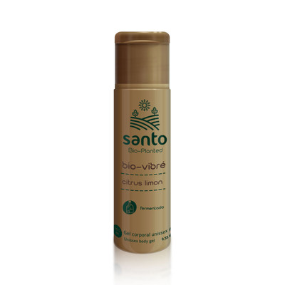 Gel Corporal Unissex Beijável com Função de Vibração - Santo Bio-Planted Bio-Vibré Citrus Limon | 15 ml