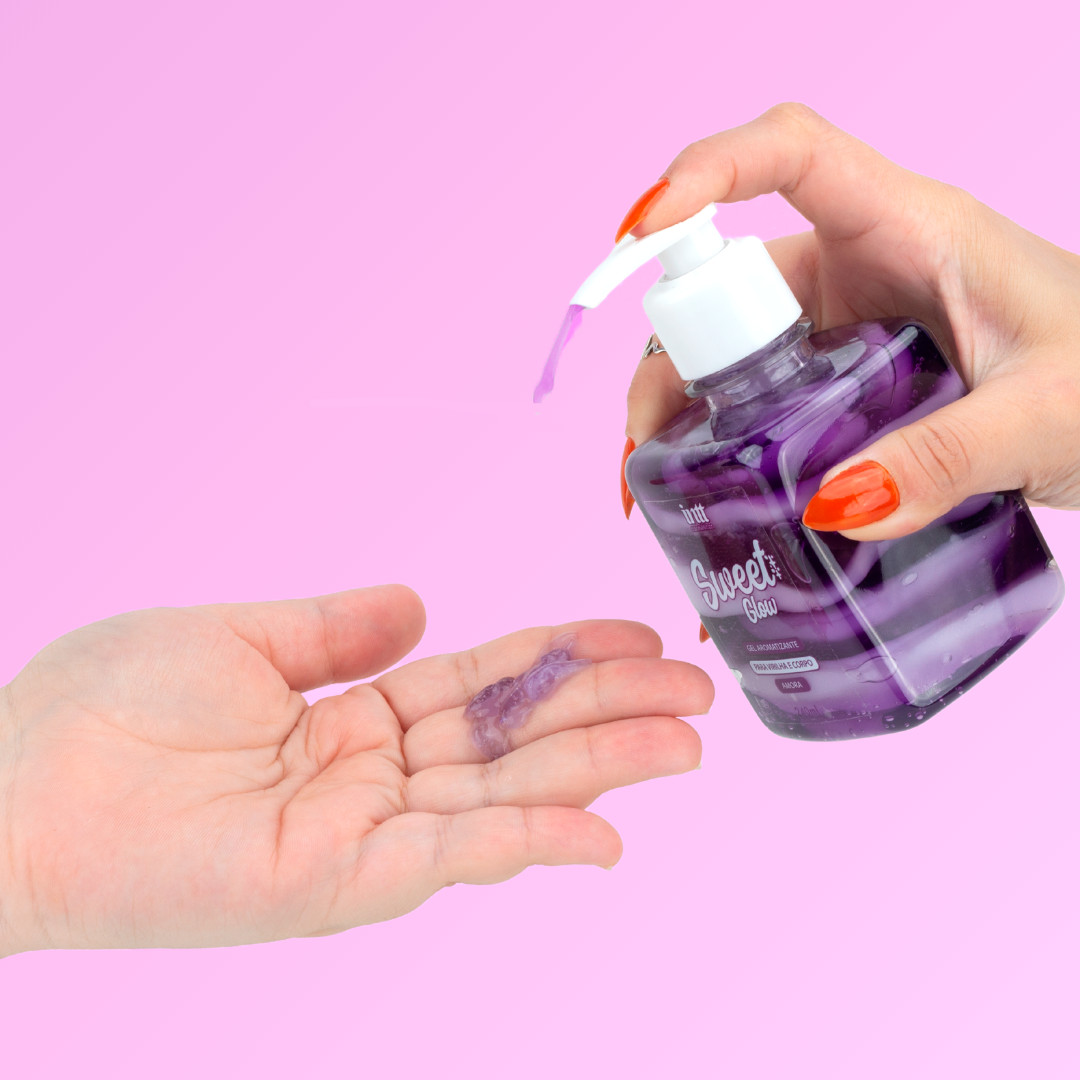 Gel e Creme Beijável com Aroma de Amora - Intt Cosméticos Sweet Glow | 240 ml - 3