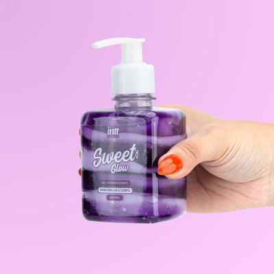 Foto 2 do produto Gel e Creme Beijável com Aroma de Amora - Intt Cosméticos Sweet Glow | 240 ml