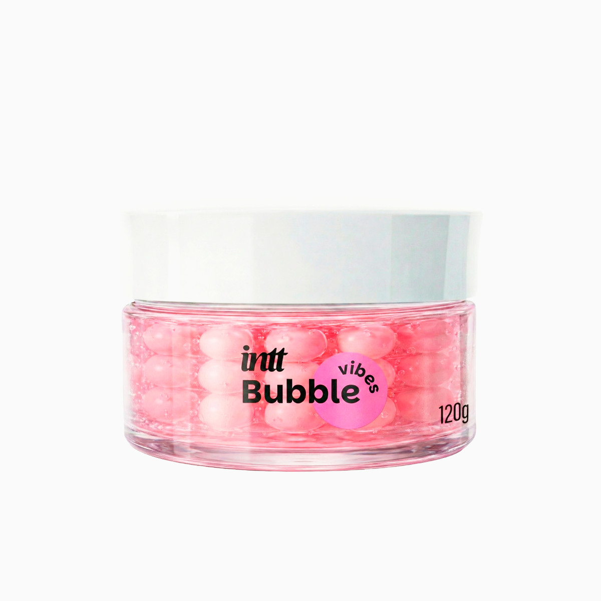 Gel Deslizante com Esferas de Ativação Térmica e Vibratória - Intt Bubble Vibes Chiclete | 120g - 3