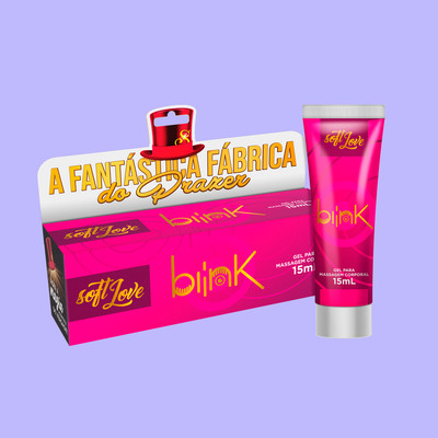 Gel Dessensibilizante Anal com Efeito de Calor e Pulsação - Soft Love Blink | 15ml