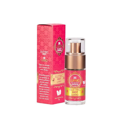 Gel Lubrificante à Base D'Água com Efeito de Vibração - Luxxxo Premium Eletric Hot | 30g | Disponível em 2 Sabores