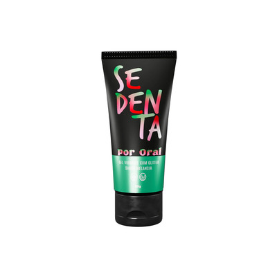 Gel Efeito Vibrante com Sabor Melancia e Glitter - Pepper Blend Sedenta Por Oral | 50g